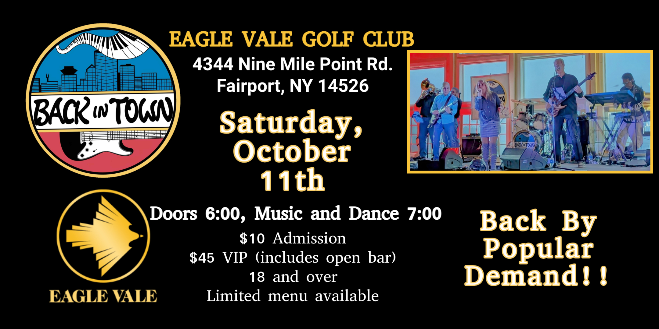 Back In Town Eagle Vale 10-11-25