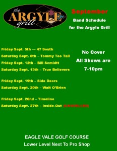 Argyle Band Schedule