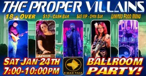 PROPER VILLIANS 2026.01.24 Eagle Vale Ballroom